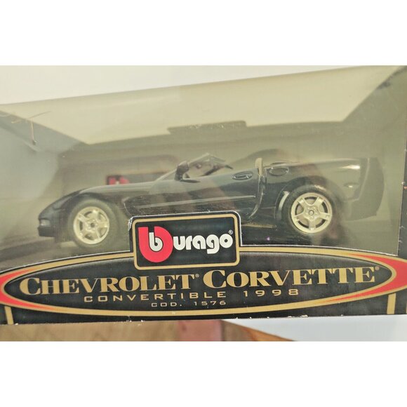 Bburago DIE-CAST METAL 1/24 Corvette Convertable 1998 Original Box Made in Italy - Picture 2 of 11